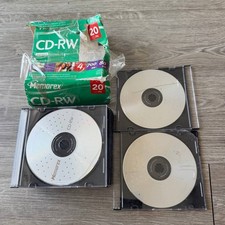 Memorex CD-RW Rewritable Discs 700MB 80 Min 4x Lot of 13 New Open Box picture