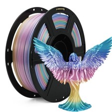 FLASHFORGE PLA Silk 3D Printer Filament Silky Texture Shiny 1.75mm 1kg Spool US picture