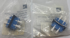 2x ADC 1054277 DX Duplex Fiber Optic Adapter Coupler Blue NEW picture