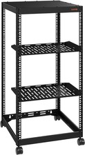 10U/15U/20U 4 Post Open Frame Server Rack Network AV Rack Floor Stand Wall Mount picture