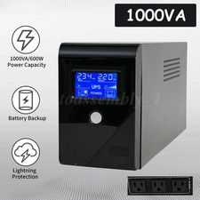 UPS Uninterruptible Power Supply 1000VA/600W Offline Backup Type With Battery picture