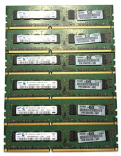 Lot of 6x Samsung 2GB DDR3-1333 ECC RDIMM PC3-10600R Server RAM HP 500209 picture