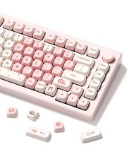 XVX Pink Cute PBT Keycaps-MOA Keycap, Sakura Love keycap Custom Keyboard Keyc... picture