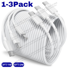 60W USB-C to USB-C Cable Fast Charger Type C PD Nylon Cord For iPhone 15 Samsung picture