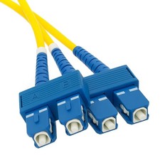 SC/UPC to SC/UPC OS2 Singlemode Duplex Fiber Patch Cable 1m-25m picture