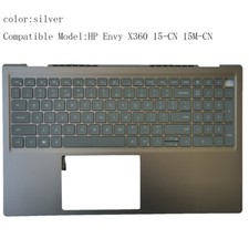 For Dell Inspiron 15Pro 5510 5515 06P0TG 6P0TG Palmrest Keyboard Case Backlit picture