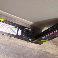 VODIRK GT100 Wired Illuminated Gaming Keyboard Mouse Combo English QWERTY 8000 picture