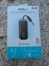 Twelve South AirFly SE, Bluetooth Wireless Audio Transmitter for AirPods - Black picture