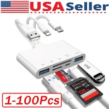 5 in 1 Memory Card Reader USB 3.0 OTG Adapter SD Card Reader For iPhone/iPad Lot picture
