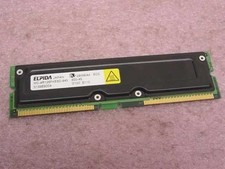 Elpida MC-4R128FKE8D-845 128MB ECC RDRAM Rambus RIMM 800-45 PC800 Memory picture