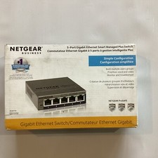 NETGEAR ProSafe Plus Switch 5-Port Gb Ethernet 2 Layer Supported Wall Mountable picture