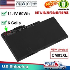 ✅LOT 50Wh CM03XL battery for HP EliteBook 840 850 G1 G2 740 745 G1 G2 717376-001 picture