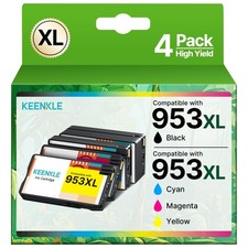 953XL Compatible for HP 953 XL Cartridges for HP Officejet Pro 7720 4-Pack picture
