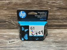 Genuine HP 61 Tri-Color Ink Cartridge CH562WN Factory Sealed Exp 09/2025 picture