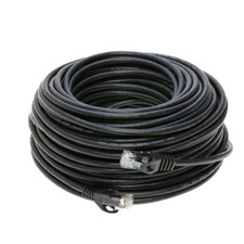 CAT5e Ethernet Patch Cable RJ-45 Internet Cord Black 25FT - 200FT Multi-Pack LOT picture