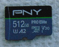 PNY 512GB PRO Elite micro SDD Card picture