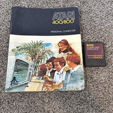 Atari 400/800 Basic Cartridge Computer Binder & Basic Reference Guides picture