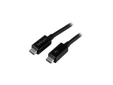 StarTech.com TBLT3MM2M Thunderbolt 3 Cable - 6 ft / 2m - 4K 60Hz - 20Gbps - USB picture