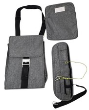 Ikea Family Upptack Expandable Gray Backpack Laptop Messenger Bag Pockets 3 Pcs picture