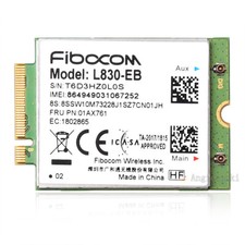 Fibocom L830-EB 01AX761 4G Module Card For Lenovo T480 T480s X280 X380 Yoga T580 picture