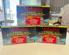 Verbatim Mini Data Cartridge DC-2120XL, 3 Packs of 2, QIC 80, 170mb New Sealed picture