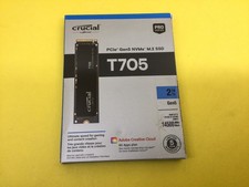 Crucial T705 2TB PCIe Gen5 NVMe M.2 2280 TLC NAND SSD CT2000T705SSD3 New picture