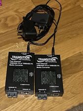 2pack Transition Networks Stand Alone Media Converter 100Base-TX to 100Base-FX picture
