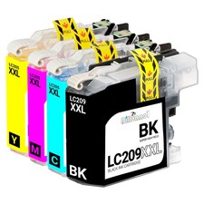 LC209XXL LC205XXL for Brother Ink Cartridges fits for MFC J5520DW J5620DW Lot picture
