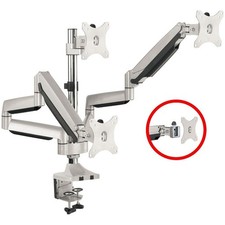 SIIG Triple Monitor Aluminum Gas Spring Desk Mount CEMT3611S1 picture