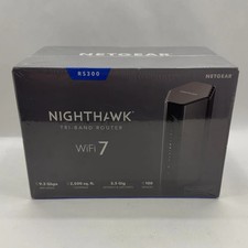 New NETGEAR Nighthawk RS300 WiFi 7 RS300-100NAS Tri-Band Router picture
