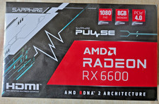 Sapphire PULSE AMD Radeon RX 6600 8GB GDDR6 - Graphics Card-Preowned picture