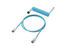 HyperX USB-C Coiled Cable Light Blue-White 6J680AAI picture