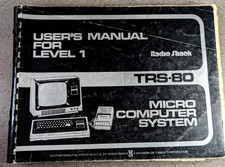 TRS-80 User's Manual for Level 1 - Radio Shack Micro Computer System 1978 picture