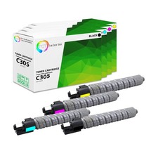 4Pk TCT Premium C305 BCMY for Ricoh Aficio MP C305SPF Compatible Toner Cartridge picture