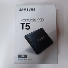 Samsung T5 Portable SSD - 1TB - USB 3.1 External SSD (MU-PA1T0B/AM) *2 HOURS ON* picture