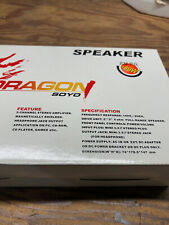 Soyo Dragon Multimedia Speakers ~ 2 Channel Stereo Amplifier ~ New Open Box VTG picture