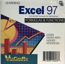 Learning Excel 97 Formulas & Functions: CD-ROM Tutorial for Windows *Very Good* picture