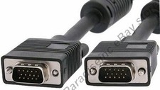 Lot10pk 15ft long SVGA/VGA Male-M Monitor/LCD/HDTV/Projector Cable/Cord{4xShield picture