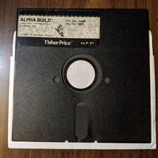 Fisher Price ALPHA BUILD 1985 Apple II & IBM PC - Floppy Disk Leaning Software  picture