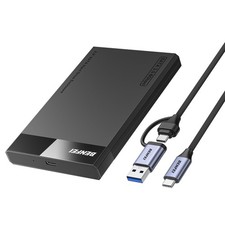 BENFEI 2.5 Inch SATA to USB Tool Free External Hard Drive Enclosure Black picture
