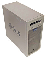 Sun Microsystems computer case; scuffs scrapes cracks; from an Ultra 20; *LOCAL* picture