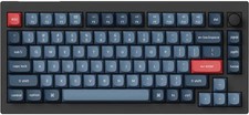 Keychron - V1 Max 75% Custom Wireless RGB Mechanical Keyboard - Black - OPEN BOX picture
