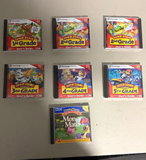 Knowledge Adventure JumpStart Lot 7 CD-ROMs Grades 1-5 + My First Moose Math picture