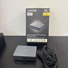 Anker Prime Charging Station, 200W 6-Port GaN Desktop Charger, Fast Silver picture