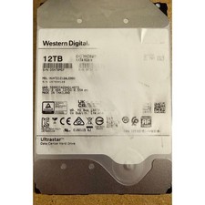 **LABEL DAMAGE BUT 100% HEALTH** HGST Ultrastar DC HC520 HUH721212ALE600 12TB 72 picture