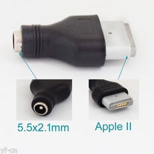 1pc DC Power Charger Adapter For Apple Macbook Male To 5.5x2.1mm Female Socket picture