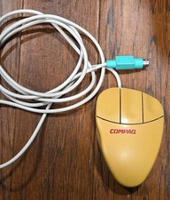Compaq Logitech Mouseman M-S38 Mechanical Ball 3 Button Mouse - Rare/Vintage picture