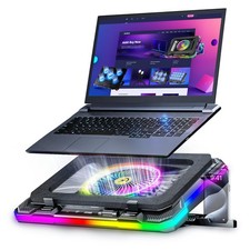 AICHESON Gaming Laptop Cooling Pad with Full RGB Lights, Powerful K1-5V,  picture