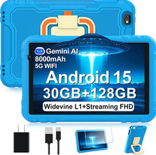 2026 Tablet 10 inch Android 15 Tablets 30GB RAM 128GB ROM 1TB Expand, 8000mAh picture