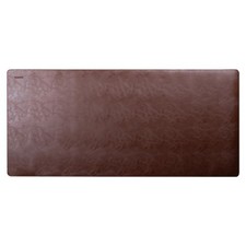 XL Desk Pad  Large Vegan Leather Desk Mat 17 x 36  Buttery Smooth Writing, Da... picture